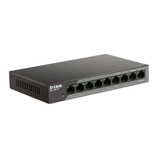 D-Link 9-Port 10/100 PoE Unmanaged Surveillance Switch